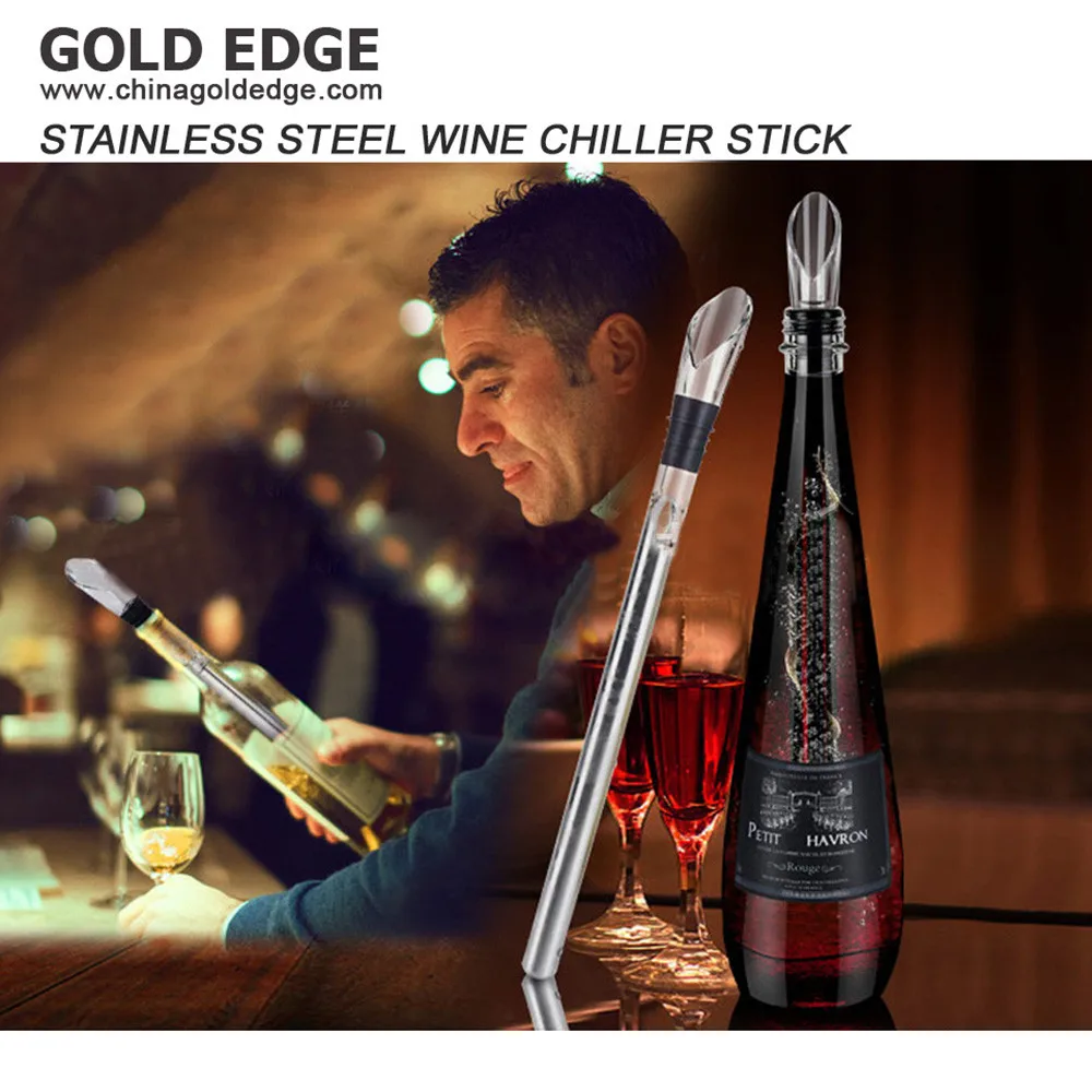 Wine Chiller Stainless Steel Wine Bottle Cooler Stick Freezer with Practical Bar tools Reusable wine quick freeze rod S*60
Wine Chiller Stainless Steel Wine Bottle Cooler Stick Freezer with Practical Bar tools Reusable wine quick freeze rod S*60