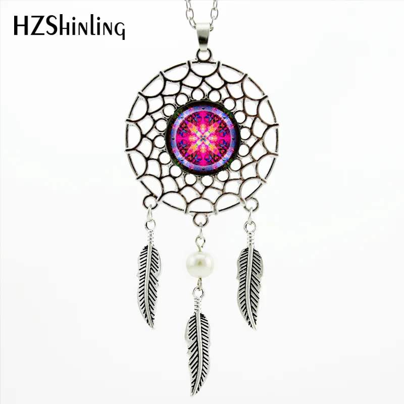 2017 Trendy Style Indian Dream Catcher Necklace Mandala Glass Pendant Dreamcatcher Feather Necklace NDC-002
2017 Trendy Style Indian Dream Catcher Necklace Mandala Glass Pendant Dreamcatcher Feather Necklace NDC-002