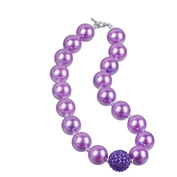 2020 New Sale Charms Princess Purple Pearl Chunky Necklaces Baby Girls Bubblegum Bead Necklace Christmas Gifts
2020 New Sale Charms Princess Purple Pearl Chunky Necklaces Baby Girls Bubblegum Bead Necklace Christmas Gifts
