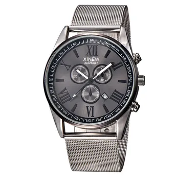 2018 New Luxury Brand Watch Men Fashion Casual Men's Multifunctional Analog Quartz Watch Wristwatches Stainless Steel Mesh Clock
2018 New Luxury Brand Watch Men Fashion Casual Men's Multifunctional Analog Quartz Watch Wristwatches Stainless Steel Mesh Clock