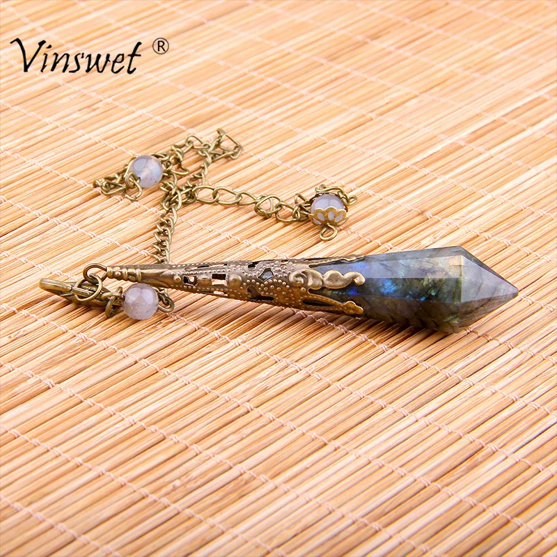 Natral Stone Labradorite Spectrolite Charm Pendants Natural Gems Stone Pendulum for Necklaces Men & Women Fashion Jewelry
Natral Stone Labradorite Spectrolite Charm Pendants Natural Gems Stone Pendulum for Necklaces Men & Women Fashion Jewelry