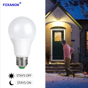 Foxanon Sensor Lights Bulb Dusk to Dawn LED Light Bulbs Smart Lighting Lamp 10W 15W E27 B22 Automatic On/Off Indoor Outdoor Yard
Foxanon Sensor Lights Bulb Dusk to Dawn LED Light Bulbs Smart Lighting Lamp 10W 15W E27 B22 Automatic On/Off Indoor Outdoor Yard