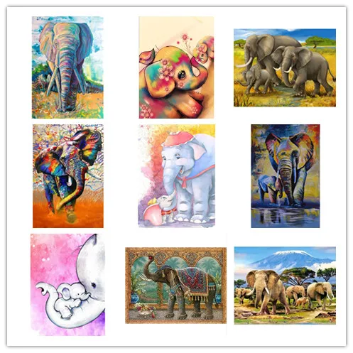 Diamond Painting Full Round Drill 5D "Color Elephant" DIY Embroidery Painting Cross Stitch Home Decoration Gift New 2019
Diamond Painting Full Round Drill 5D "Color Elephant" DIY Embroidery Painting Cross Stitch Home Decoration Gift New 2019
