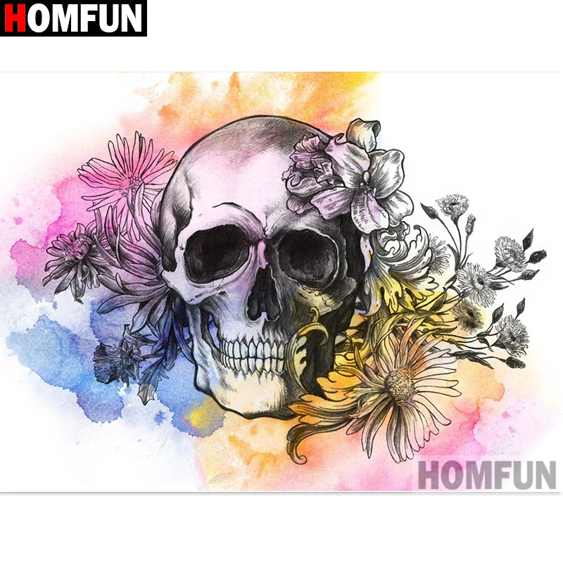 HOMFUN Full Square/Round Drill 5D DIY Diamond Painting "Colored skull" 3D Embroidery Cross Stitch 5D Home Decor A16102
HOMFUN Full Square/Round Drill 5D DIY Diamond Painting "Colored skull" 3D Embroidery Cross Stitch 5D Home Decor A16102