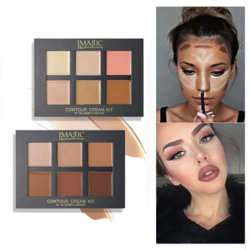 Concealer Palette Professional Contouring Makeup Cosmetic Facial Care Cream Palette Cream Contour Palette 6 Colors
Concealer Palette Professional Contouring Makeup Cosmetic Facial Care Cream Palette Cream Contour Palette 6 Colors