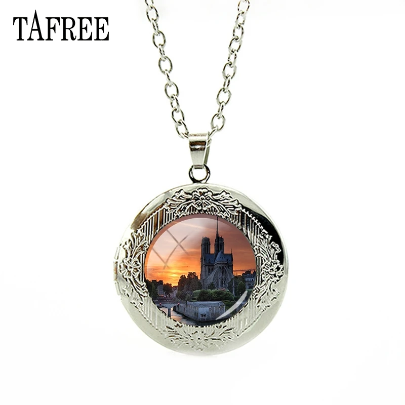 TAFREE New Arrival Necklace Notre Dame de Paris Locket Necklace Personality Decoration Pendant Chain Jewelry FA347
TAFREE New Arrival Necklace Notre Dame de Paris Locket Necklace Personality Decoration Pendant Chain Jewelry FA347