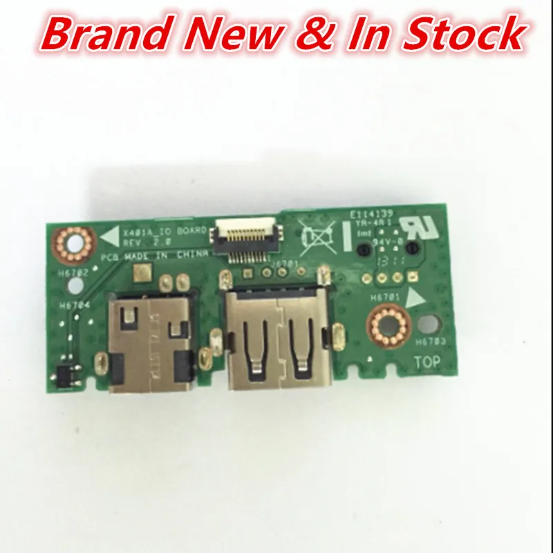 Laptop BOARD USB BOARD USB Board DC Power Jack Switch Board Charging Borad FOR ASUS X401A X501A X301A X301 X401
Laptop BOARD USB BOARD USB Board DC Power Jack Switch Board Charging Borad FOR ASUS X401A X501A X301A X301 X401