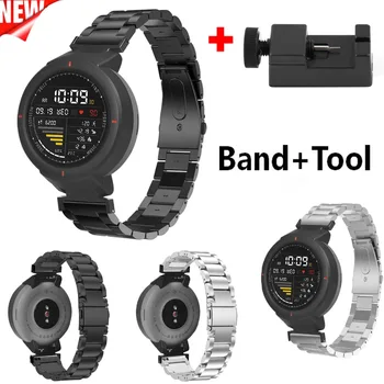 2 In1 Strap for Xiaomi Huami Amazfit Verge 3 Watch Band Stainless Steel Wristband Bracelet for Amazfit Verge Watchband with Tool
2 In1 Strap for Xiaomi Huami Amazfit Verge 3 Watch Band Stainless Steel Wristband Bracelet for Amazfit Verge Watchband with Tool