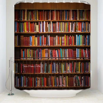 CHARMHOME Custom Neat Bookshelf,Library Waterproof Polyester Fabric Bathroom Shower Curtain
CHARMHOME Custom Neat Bookshelf,Library Waterproof Polyester Fabric Bathroom Shower Curtain