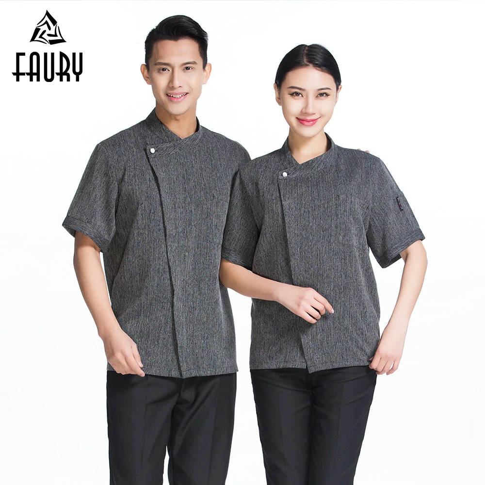 High Quality Chef Uniform Women Men Short-sleeve Kitchen Restaurant Bakery Sushi Chef Jacket Waiter Workwear Chef Jackets
High Quality Chef Uniform Women Men Short-sleeve Kitchen Restaurant Bakery Sushi Chef Jacket Waiter Workwear Chef Jackets
