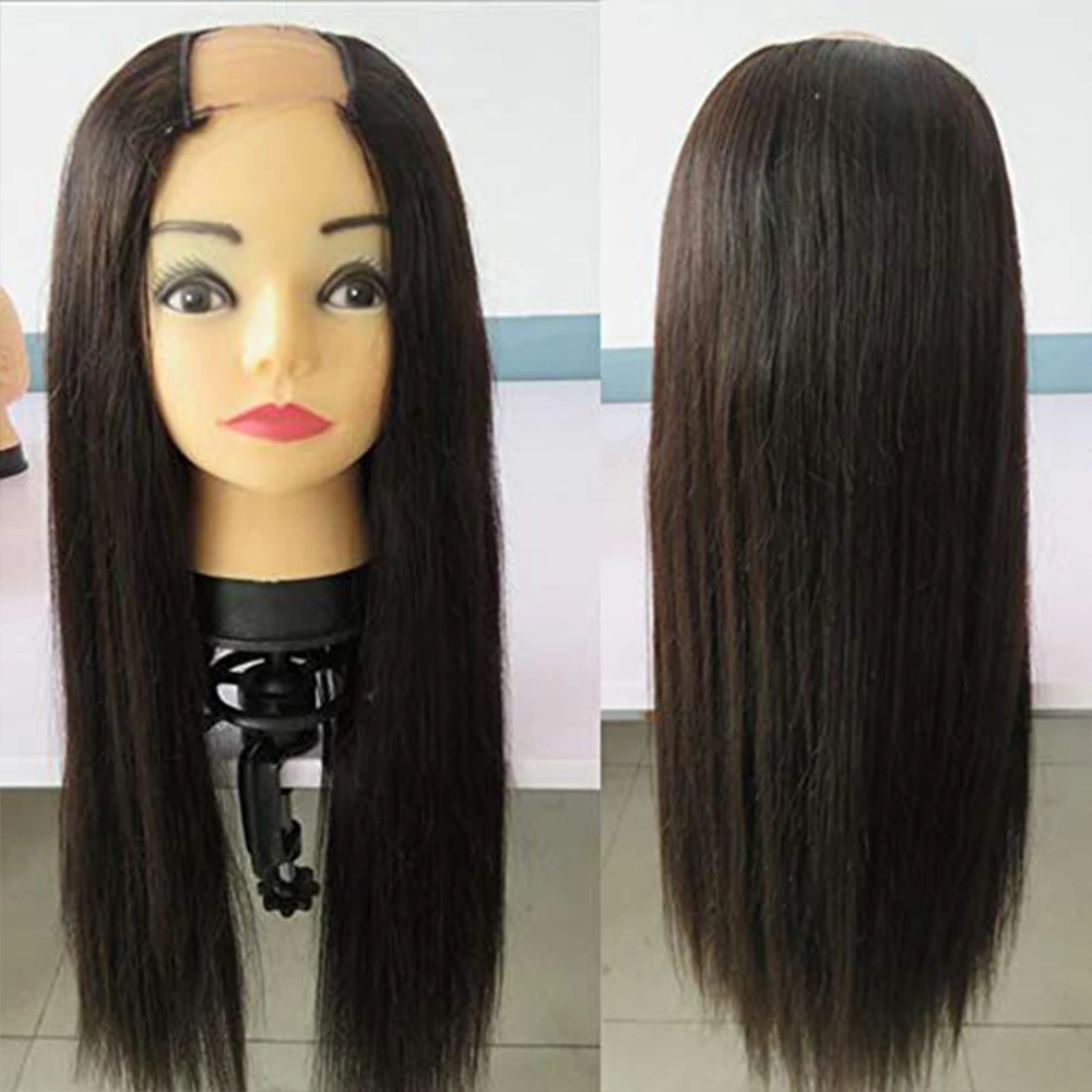 Simbeauty Human Hair U Part Wigs Silky Straight Peruvian Remy Hair Wig 2x4 Middle Part With Natural Color 130% To 180% Density 
Simbeauty Human Hair U Part Wigs Silky Straight Peruvian Remy Hair Wig 2x4 Middle Part With Natural Color 130% To 180% Density