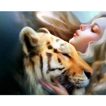 beauty and the tiger painting 5d Diamond embroidery Diy square drill rhinestone pasted Crafts Needlework home decoration K160
beauty and the tiger painting 5d Diamond embroidery Diy square drill rhinestone pasted Crafts Needlework home decoration K160