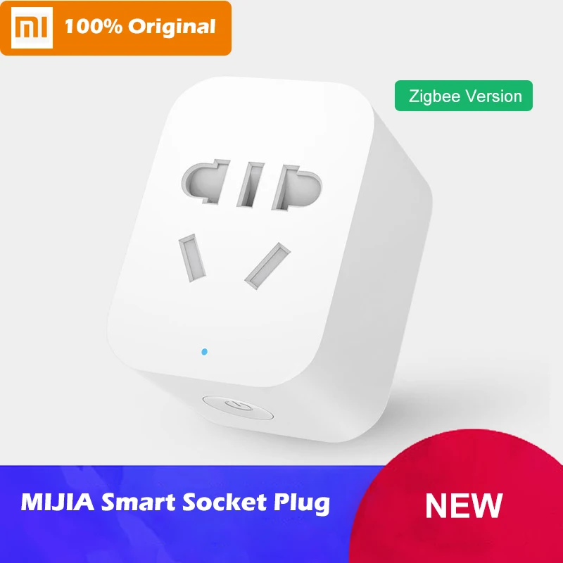 Xiaomi Mi Mijia ZigBee Smart Socket WiFi APP Wireless Control Switches Timer Plug for Android IOS work with Mi home App
Xiaomi Mi Mijia ZigBee Smart Socket WiFi APP Wireless Control Switches Timer Plug for Android IOS work with Mi home App