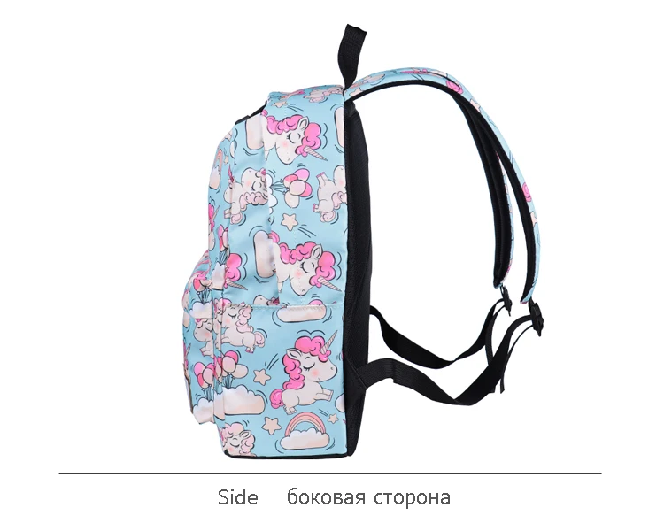 Unicorn Cartoon Backpack For School Girls Canvas Bags For Teenagers Travel Mochila Unicornio Shoulder Bags High Quality 2019 (16)