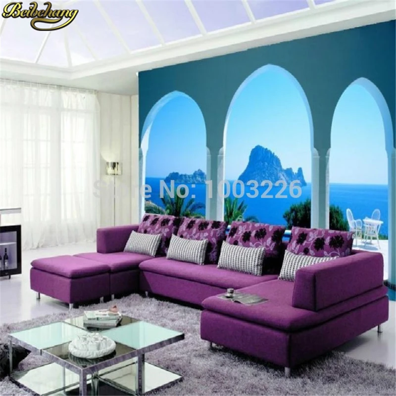 Blue Mediterranean style New large wallpaper Custom wallpaper marble pillar buildings 3D mural wall paper papel de parede
Blue Mediterranean style New large wallpaper Custom wallpaper marble pillar buildings 3D mural wall paper papel de parede