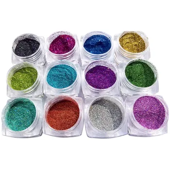 0.1mm(1/256") Fine Holographic Nail Glitter Set 12color Powder Shining UV Gel Polish Acrylic Glitter Nail Art Decorations Set 1g
0.1mm(1/256") Fine Holographic Nail Glitter Set 12color Powder Shining UV Gel Polish Acrylic Glitter Nail Art Decorations Set 1g