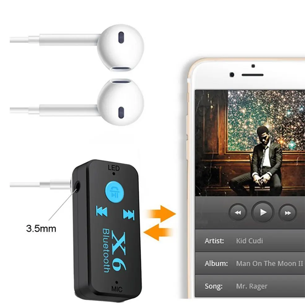 Bluetooth 4.1 Car Kit Wireless Bluetooth Aux Audio Music Receiver Adapter 3.5mm Interface Hands-free Call Support TF Card Play
Bluetooth 4.1 Car Kit Wireless Bluetooth Aux Audio Music Receiver Adapter 3.5mm Interface Hands-free Call Support TF Card Play