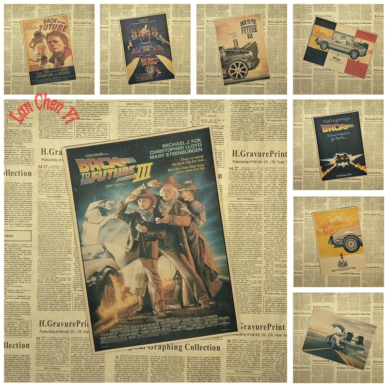 Back To The Future Classic Vintage Nostalgic Movie Kraft Paper Poste Interior Decoration
Back To The Future Classic Vintage Nostalgic Movie Kraft Paper Poste Interior Decoration