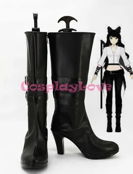 Newest Custom Made Japanese Anime RWBY Black Trailer Blake Belladonna High Heel Cosplay Shoes Boots For Christmas Halloween
Newest Custom Made Japanese Anime RWBY Black Trailer Blake Belladonna High Heel Cosplay Shoes Boots For Christmas Halloween