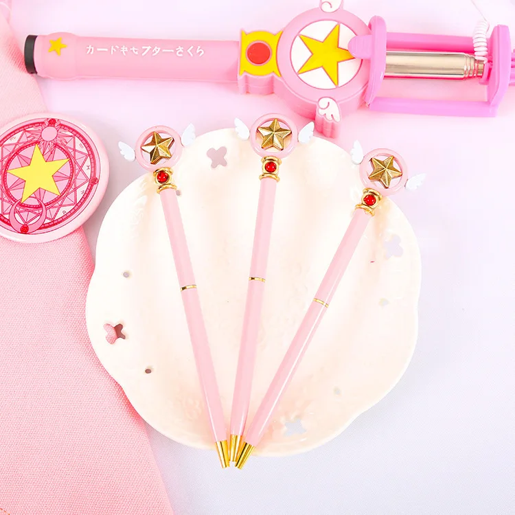 anime card captor cardcaptor sakura Star Key ballpoint ball pen Pencil case Convenience stickers school stationery Cosplay Prop
anime card captor cardcaptor sakura Star Key ballpoint ball pen Pencil case Convenience stickers school stationery Cosplay Prop