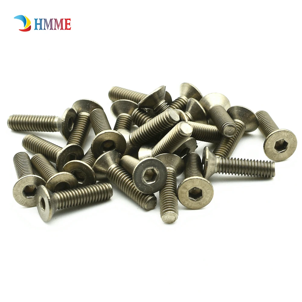 Titanium Bolts M3 M2 M2.5 8/10/15/20/25/30/35/40mm Countersunk Allen Drive Ti Color not Polished Titanium Screws Ti Fastener
Titanium Bolts M3 M2 M2.5 8/10/15/20/25/30/35/40mm Countersunk Allen Drive Ti Color not Polished Titanium Screws Ti Fastener