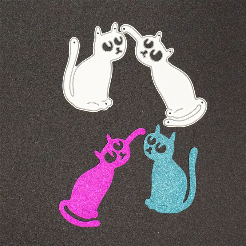 2Pcs/Set Cats Metal Cutting Dies Scrapbooking Animal Craft Dies For DIY Embossing Paper Crad Decorative Cutter
2Pcs/Set Cats Metal Cutting Dies Scrapbooking Animal Craft Dies For DIY Embossing Paper Crad Decorative Cutter