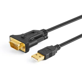 USB to RS232 Adapter with Prolific PL2303 Chipset, CableCreation Gold Plated USB 2.0 to RS232 Male DB9 Serial Converter Cable
USB to RS232 Adapter with Prolific PL2303 Chipset, CableCreation Gold Plated USB 2.0 to RS232 Male DB9 Serial Converter Cable