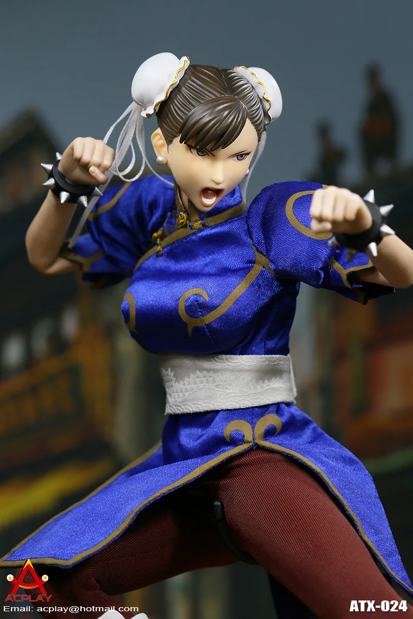 Acplay ATX024 1/6 Chinese Beauty Girl Chun-Li 12inch Collectible Action Figure for Fans Holiday Gift
Acplay ATX024 1/6 Chinese Beauty Girl Chun-Li 12inch Collectible Action Figure for Fans Holiday Gift