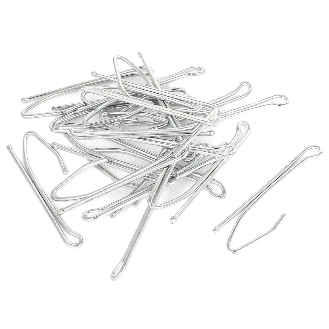 Single Pinch Window Treatment Metal Pleat Drapes Curtain Hooks - Silver Tone (20-Piece)
Single Pinch Window Treatment Metal Pleat Drapes Curtain Hooks - Silver Tone (20-Piece)