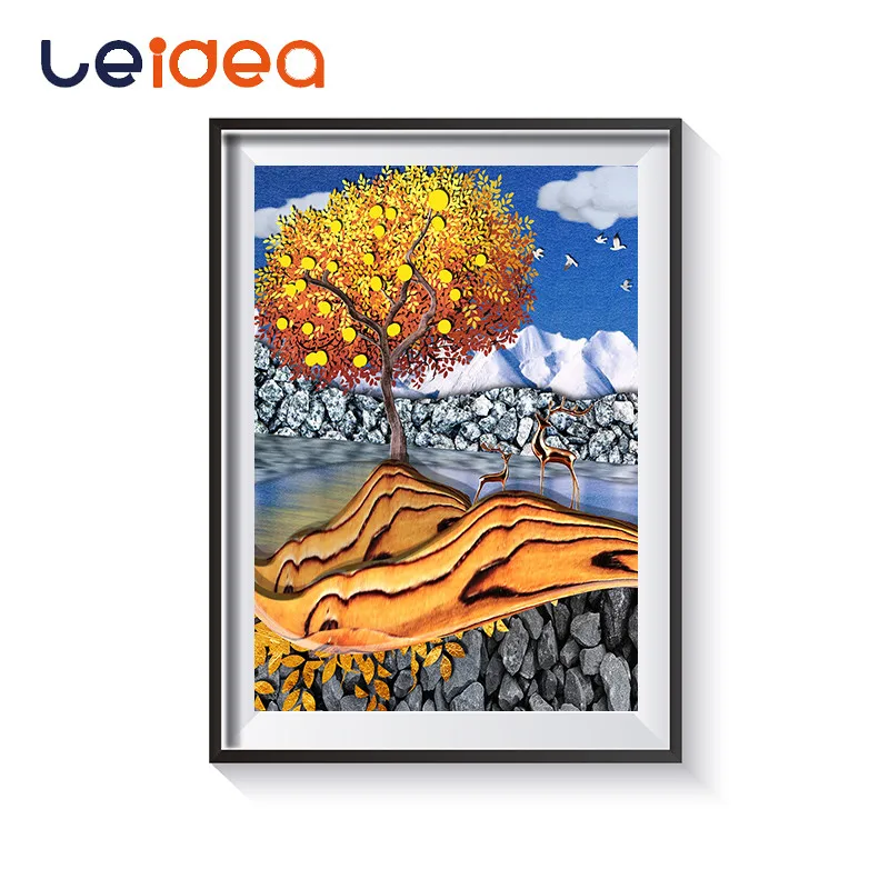 Oil Painting Golden Tree & Elk Prints Abstract Cartoon Canvas Printing Home Decor Wall Art Pictures Nordic Gifts
Oil Painting Golden Tree & Elk Prints Abstract Cartoon Canvas Printing Home Decor Wall Art Pictures Nordic Gifts