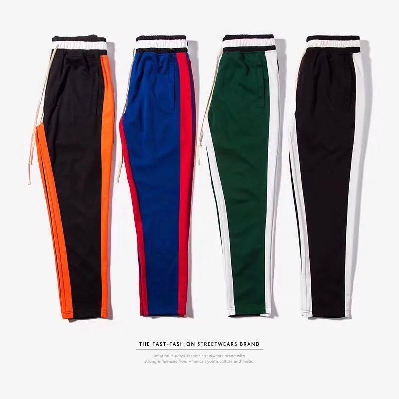 High Street 2017 new Long Side Stripe Pants Fashion street wear hip hop Joggers Cotton pants Casual Sweatpants Mens Trousers
High Street 2017 new Long Side Stripe Pants Fashion street wear hip hop Joggers Cotton pants Casual Sweatpants Mens Trousers