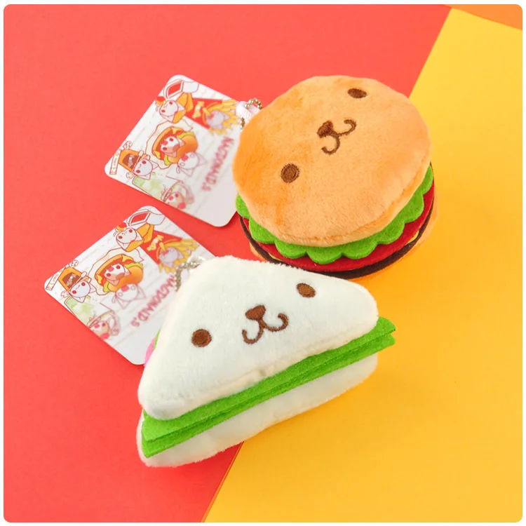 Korea Hamburger sandwich hot dog plush pendant toy doll clamshell doll plush keychain 3kinds wj04
Korea Hamburger sandwich hot dog plush pendant toy doll clamshell doll plush keychain 3kinds wj04