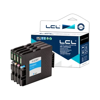 LCL GC21 GC21K GC21C GC21M GC21Y(4-Pack Black Cyan Magenta Yellow) Ink Cartridge Compatible for Ricoh GX-7000/5000/3000/3000S
LCL GC21 GC21K GC21C GC21M GC21Y(4-Pack Black Cyan Magenta Yellow) Ink Cartridge Compatible for Ricoh GX-7000/5000/3000/3000S