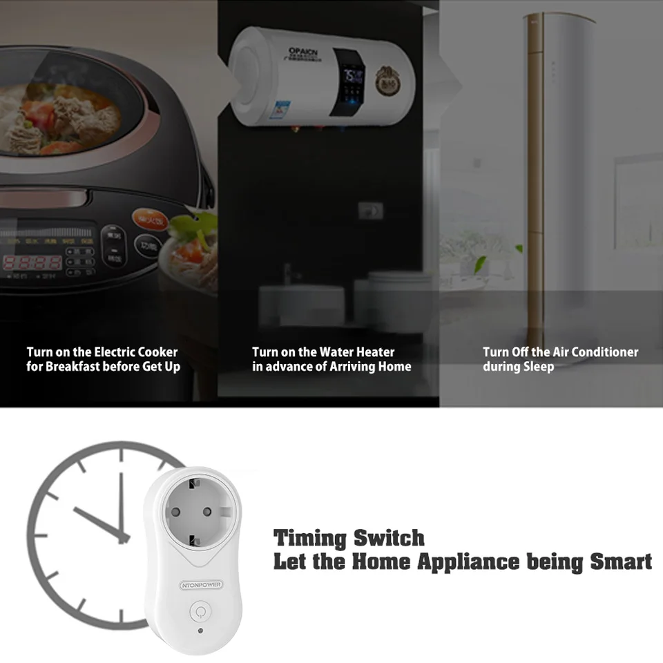 NTONPOWER S2 Smart Wifi Socket EU Plug (8)