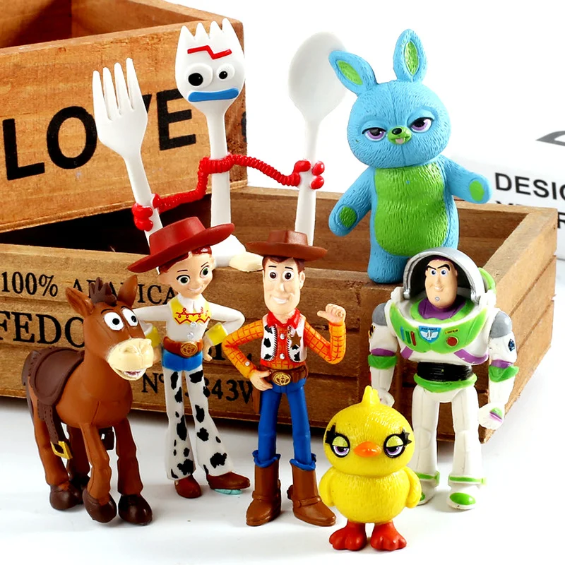 7 Pcs/set Toy Story 4 Buzz Lightyear Woody Jessie Lotso Bullseye Horse Figure Toys
7 Pcs/set Toy Story 4 Buzz Lightyear Woody Jessie Lotso Bullseye Horse Figure Toys