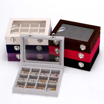 Hot Sale New Fashion Wood Velvet Studs Earrings Rings Necklace Pendant Watch Bracelet Storage Case Jewelry Box
Hot Sale New Fashion Wood Velvet Studs Earrings Rings Necklace Pendant Watch Bracelet Storage Case Jewelry Box
