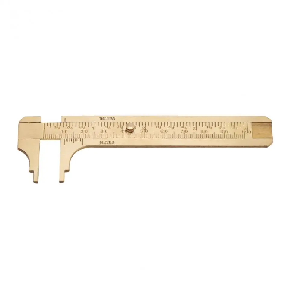 80mm Brass Caliper Vernier Caliper Double Scales Easy Reading for Building Industrial Daily Use 80mm Brass Caliper Vernier Caliper Double Scales Easy Reading for Building Industrial Daily Use