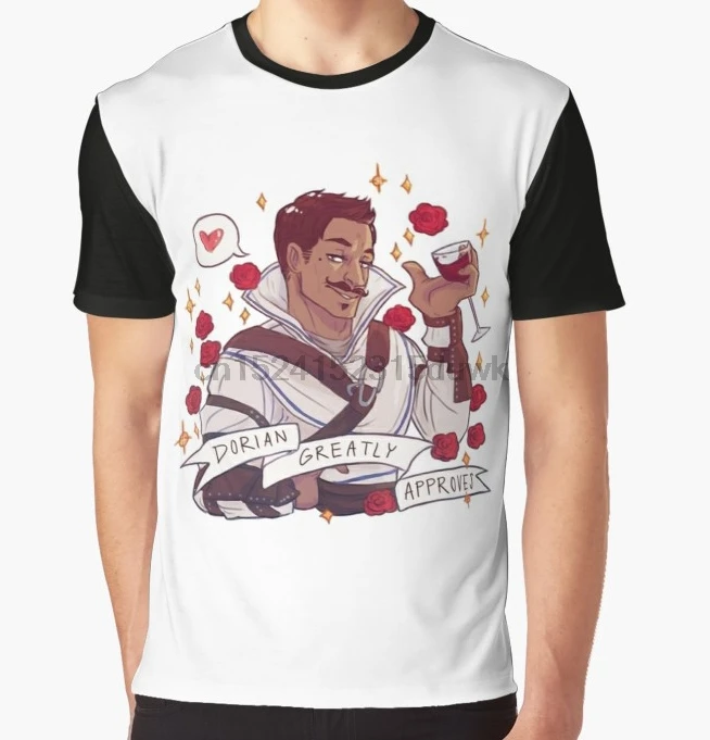 All Over Print T-Shirt Men Funy tshirt Dorian Approval Dragon Age Short Sleeve O-Neck Graphic Tops Tee women t shirt
All Over Print T-Shirt Men Funy tshirt Dorian Approval Dragon Age Short Sleeve O-Neck Graphic Tops Tee women t shirt