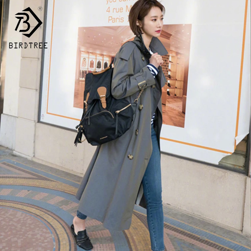 Autumn Winter Women's 2019 Fashion Solid Trench Coat Long Sleeve Loose Double Breasted Style Pockets Outerwear C87923LD
Autumn Winter Women's 2019 Fashion Solid Trench Coat Long Sleeve Loose Double Breasted Style Pockets Outerwear C87923LD