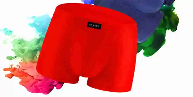 New Men's Boxers Underwear Shorts Cotton Man Soft Breathable Comfortable Panties Elastic Waistband Male Underpants Solid Color L-XXXL (5)
