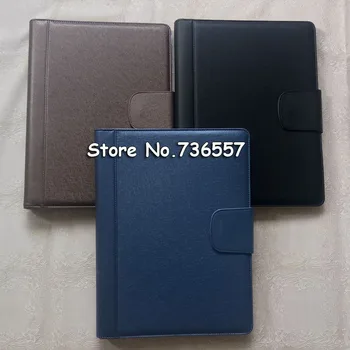 New leather folder Padfolio multifunction organizer planner notebook ring binder A4 file folder with calculator office supply
New leather folder Padfolio multifunction organizer planner notebook ring binder A4 file folder with calculator office supply