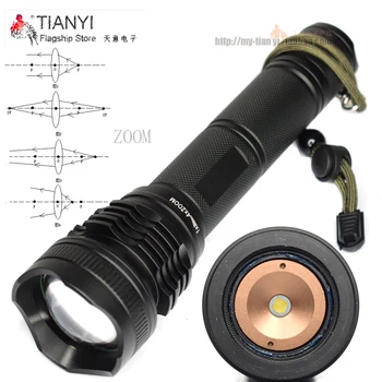 Waterproof XM-L P50 LED 5000LM Zoomable LED Flashlight Handy Outdoor Led Bulb Adjustable hight Torches 2x 18650/26650 Batteries
Waterproof XM-L P50 LED 5000LM Zoomable LED Flashlight Handy Outdoor Led Bulb Adjustable hight Torches 2x 18650/26650 Batteries