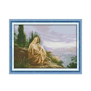 Savior Jesus 11CT 14CT Embroidery Figure Cross stitch Embroidery Character Christian Catholicism Jesus Embroidery Paintings
Savior Jesus 11CT 14CT Embroidery Figure Cross stitch Embroidery Character Christian Catholicism Jesus Embroidery Paintings