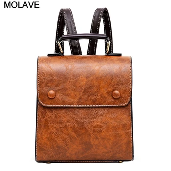 MOLAVE Backpack Fashion Classic PU Leather Backpacks Candy Color Square School Bags for Teenagers Girls Bagpack Mochila 11JUNE25
MOLAVE Backpack Fashion Classic PU Leather Backpacks Candy Color Square School Bags for Teenagers Girls Bagpack Mochila 11JUNE25