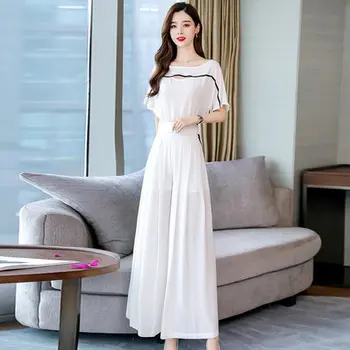 Office Lady O-neck Ensemble Femme Survetement Fashion Brief Summer Costumes For Women Chiffon Summer Costumes For Women
Office Lady O-neck Ensemble Femme Survetement Fashion Brief Summer Costumes For Women Chiffon Summer Costumes For Women