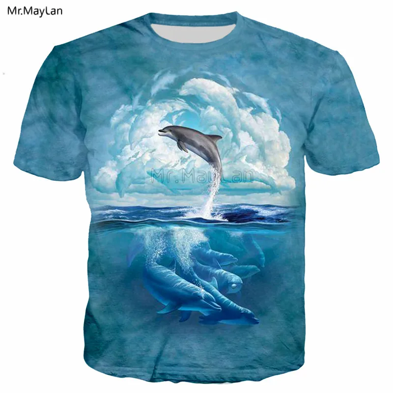 Ocean Animal Dolphin Jumping Print 3D HD Digital T-shirt Men/Women Summer Hipster Hip Hop Tshirt T shirt High School Tee Clothes
Ocean Animal Dolphin Jumping Print 3D HD Digital T-shirt Men/Women Summer Hipster Hip Hop Tshirt T shirt High School Tee Clothes