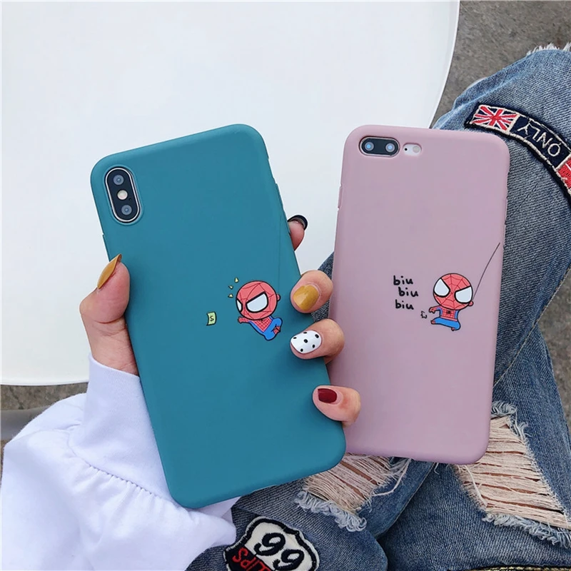 New Spiderman Case for iphone 7 8 6 6s plus case xr xs max silicone cute parallel universe Spider-Verse cover for iphone6s 8plus
New Spiderman Case for iphone 7 8 6 6s plus case xr xs max silicone cute parallel universe Spider-Verse cover for iphone6s 8plus