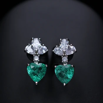 Fusion Stud Earring Heart Earring Crytal Glass Charm Party Earring Fashion Jewelry For Women Colorful Cubic Zirconia Stone
Fusion Stud Earring Heart Earring Crytal Glass Charm Party Earring Fashion Jewelry For Women Colorful Cubic Zirconia Stone