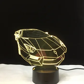 Sports Car 3d Lights Colorful Led Gradual Change Illusion Lamp Touch Remote Control Small Night Light Drop Shipping Home Decor
Sports Car 3d Lights Colorful Led Gradual Change Illusion Lamp Touch Remote Control Small Night Light Drop Shipping Home Decor