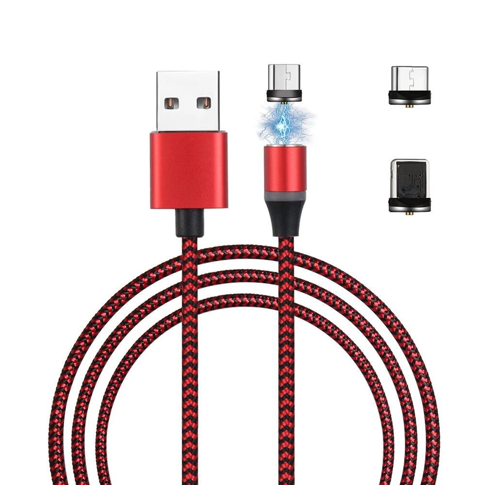 1PC 360 Round Micro USB Charging Cable Magnetic Adapter Charger LED Braided Micro/Type-C Wire for Huawei HTC Android
1PC 360 Round Micro USB Charging Cable Magnetic Adapter Charger LED Braided Micro/Type-C Wire for Huawei HTC Android